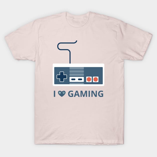 I Love Gaming T-Shirt by Likkey